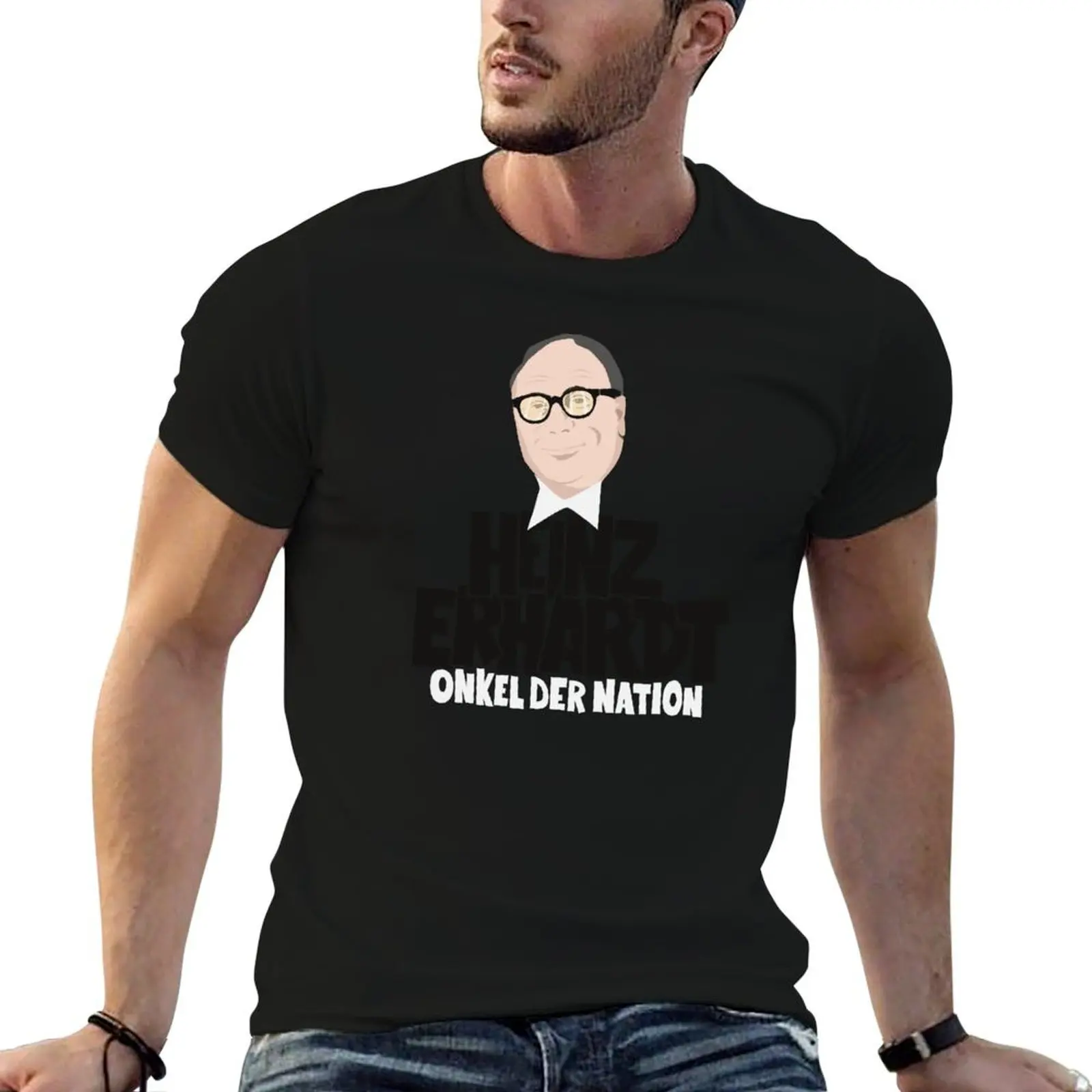 Heinz Erhardt - Frases divertidas - Camiseta del comediante alemán, camiseta personalizada de algodón, paquete de camisetas, camiseta lisa para hombre