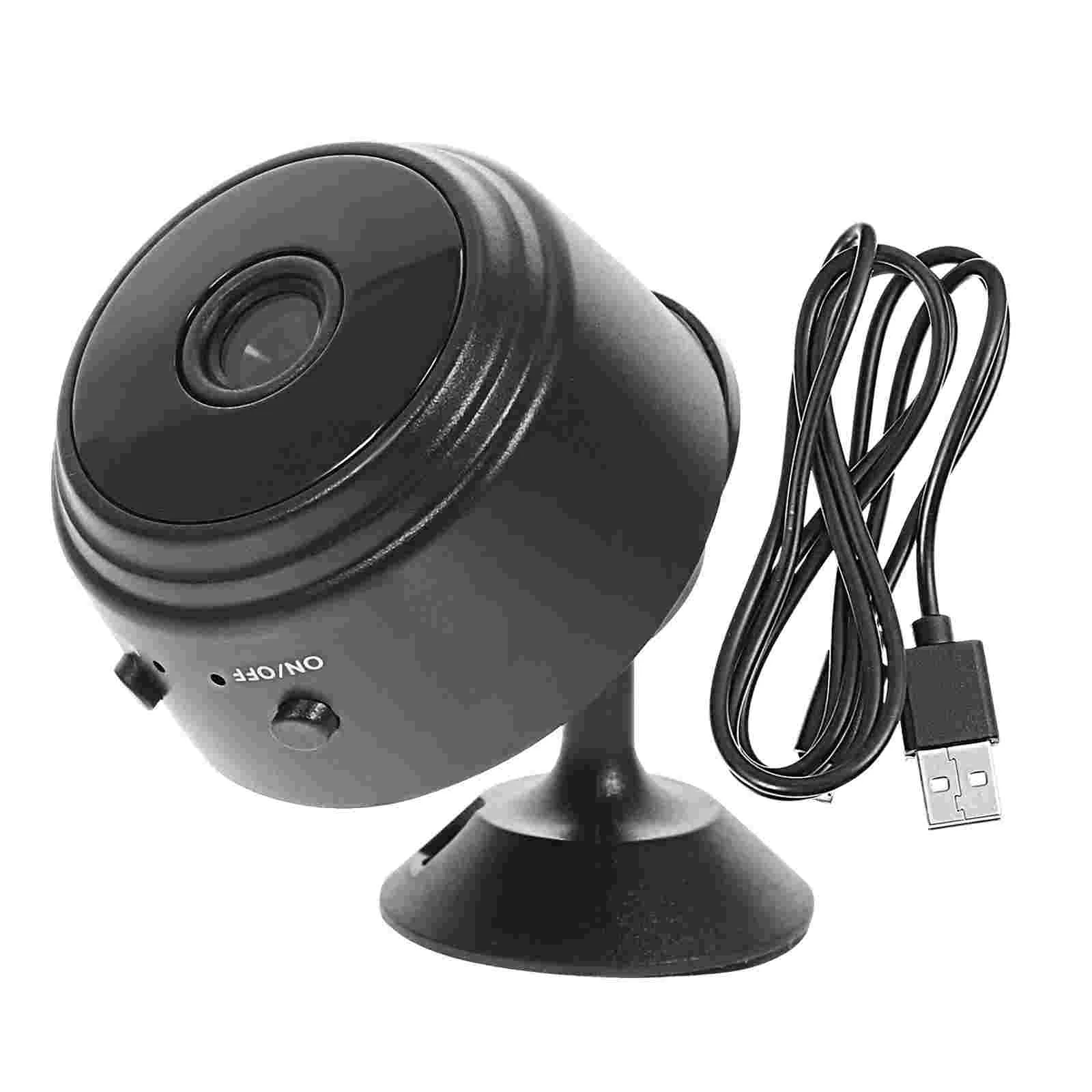 

1pc 1080P Mini Wireless WIFI Smart Night Vision Camera Home Remote Monitor (Black) ip camera wireless camera