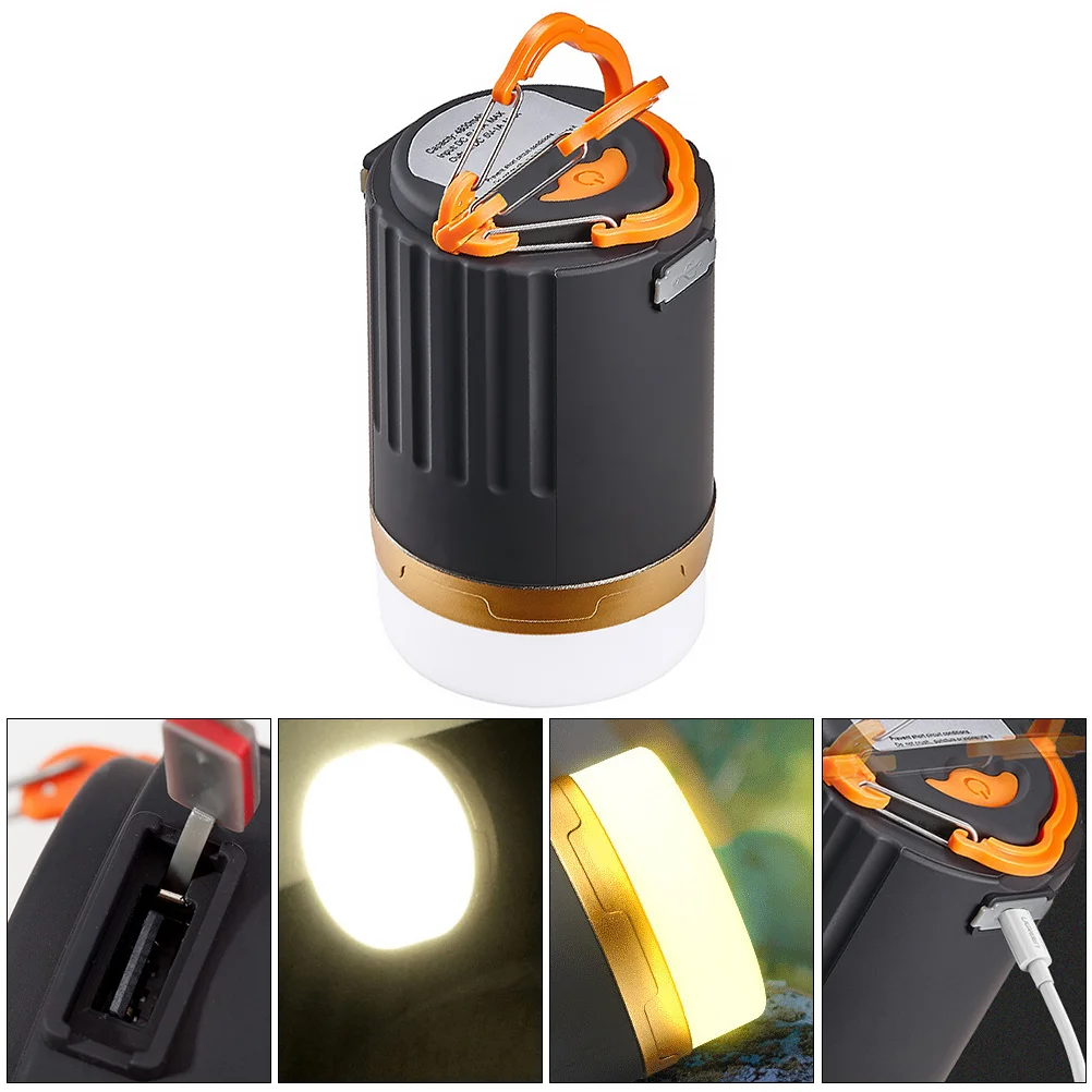 1 セット LED キャンプテントライト多機能防水充電式強力な明るさ懐中電灯携帯電話磁気