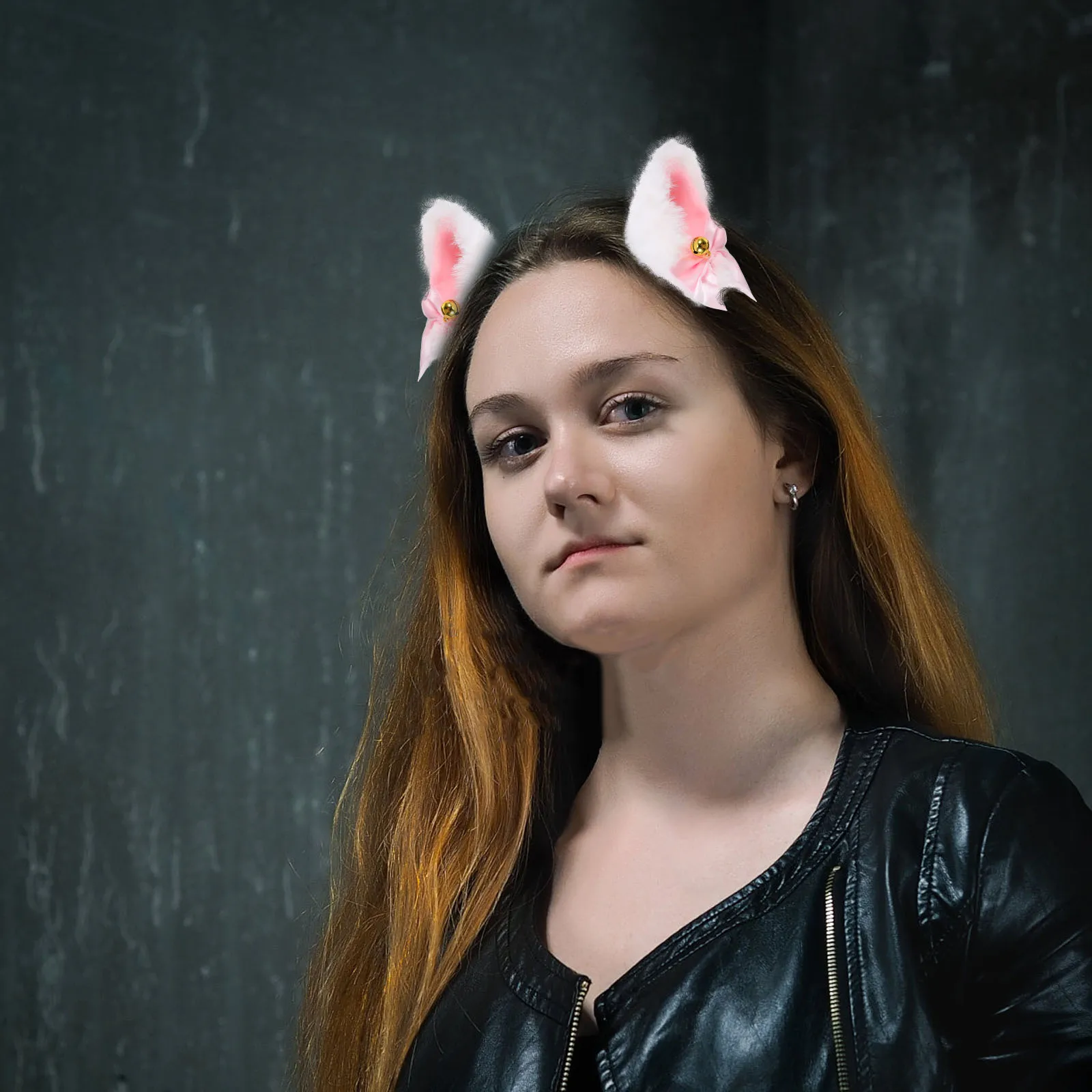 

Cat Ear Hairpin 1 Pair White Pink Cosplay Ears Hair Accessories Soft Rabbit Headdress Lovely Decorations Party Halloween