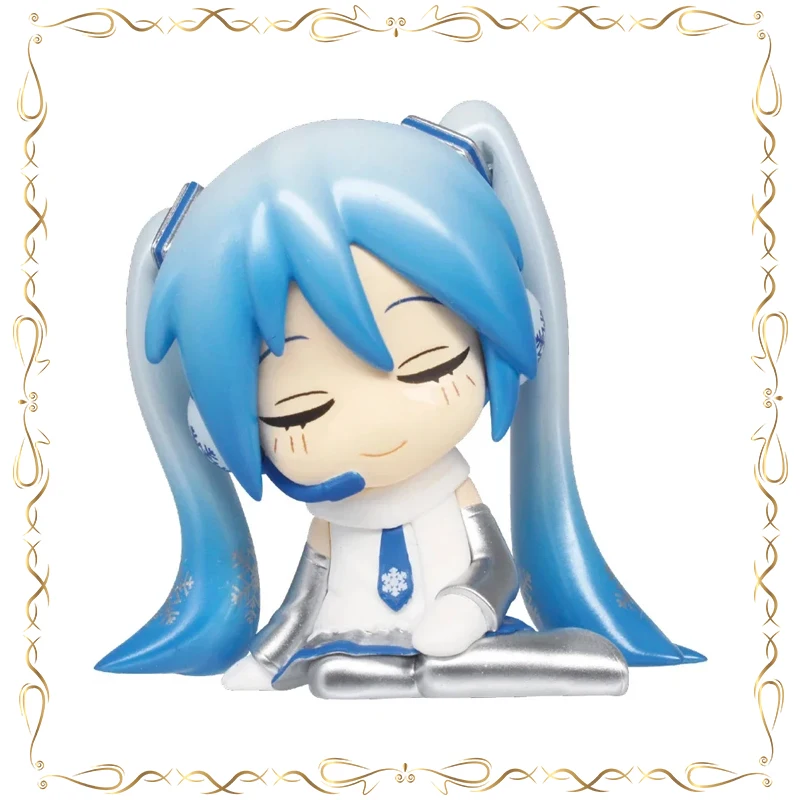 

Hatsune Miku Shoulder on Shoulder Modeling Gashapon Collectible Toy Ornament Two-dimensional Action Figure Model Toys