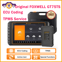 FOXWELL GT75TS Bi-Directional Scan Tool ECU Coding TPMS Service FCA AutoAuth/Unlock Hidden Function OBD2 Car Diagnostic Scanner