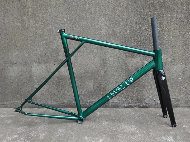 GYB003-スチールおよびデンレトロ固定自転車フレーム,CR-MOワイド
