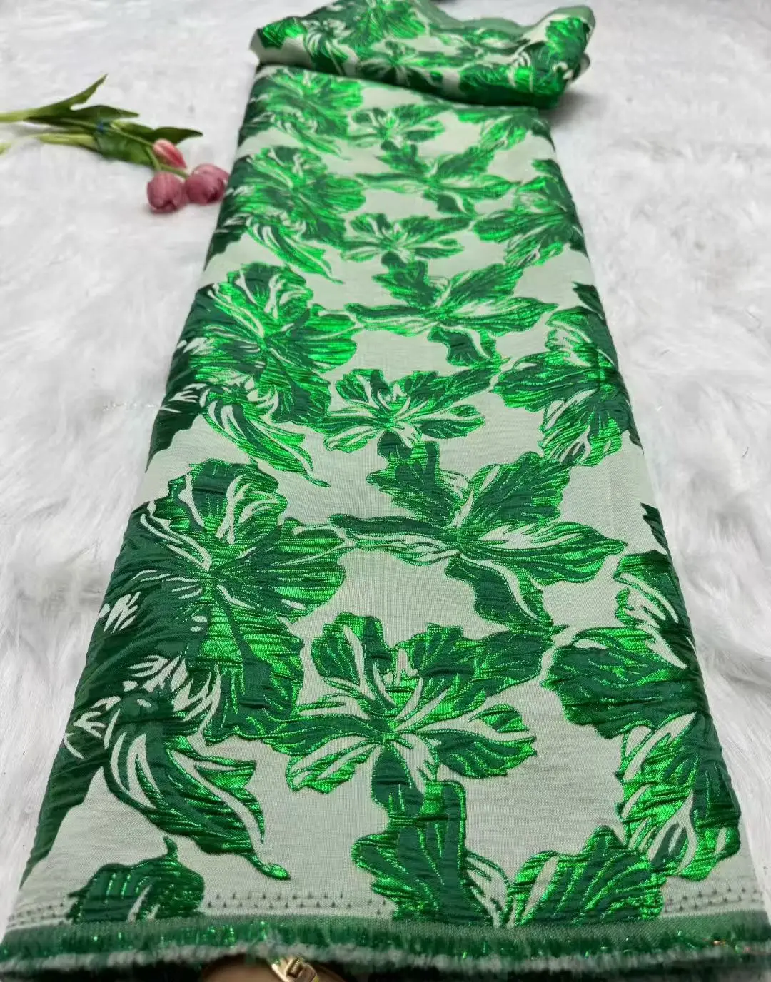 

Jacquard Fabric and Lace African Gilded Lace Fabric Brocad Evening Party Dresses for Women Sewing High Quality 2025, 5yards