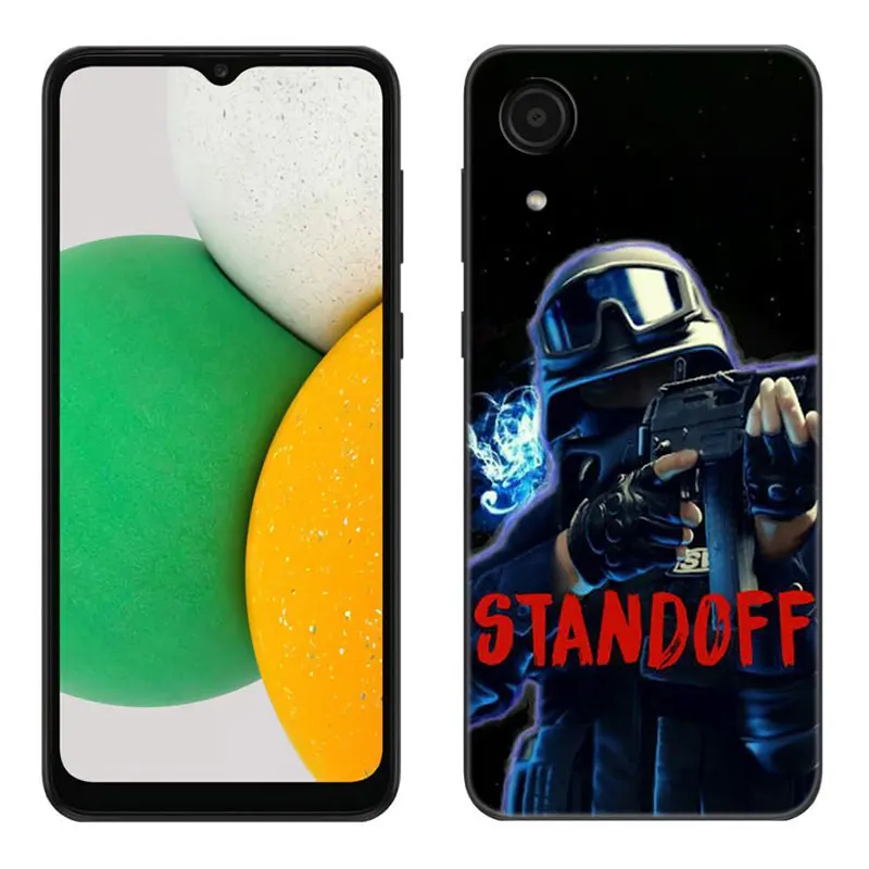 Hot Game STANDOFF-2 Phone Case For Samsung Galaxy A01 A03 Core A04 E A02 A05 A10 A20 A21 A30 A50 S A6 A8 + A7 2018 Black Cover