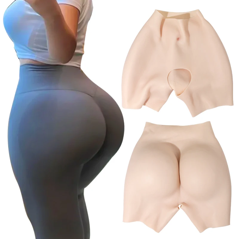 Silicone Fake Big Hips And Buttocks Thickness Pad For Women Realistic Sexy Butt Enhancement Padding 