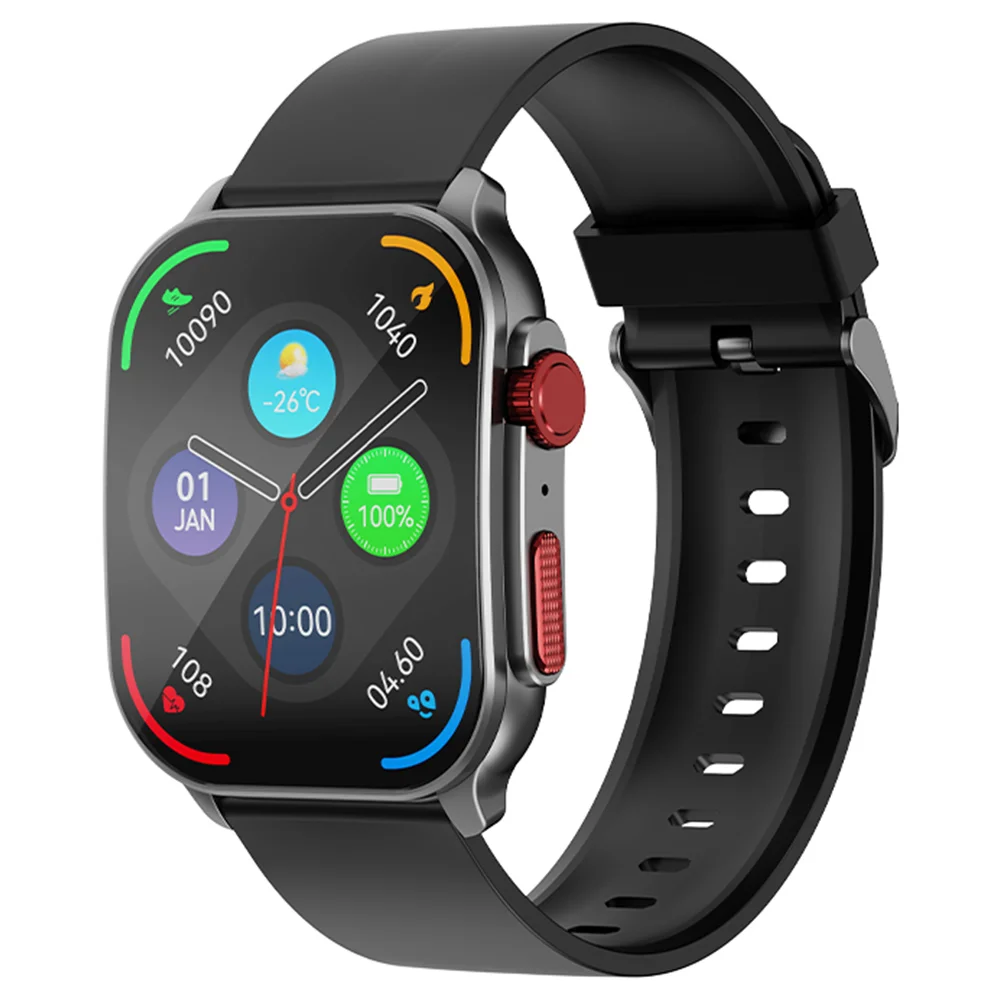 Imiki Frame 2 Smartwatch Nero – Display Amoled Da 2,01", Chiamate Bluetooth, Oltre 100 Modalità Sportive, Monitoraggio Salute 24/7