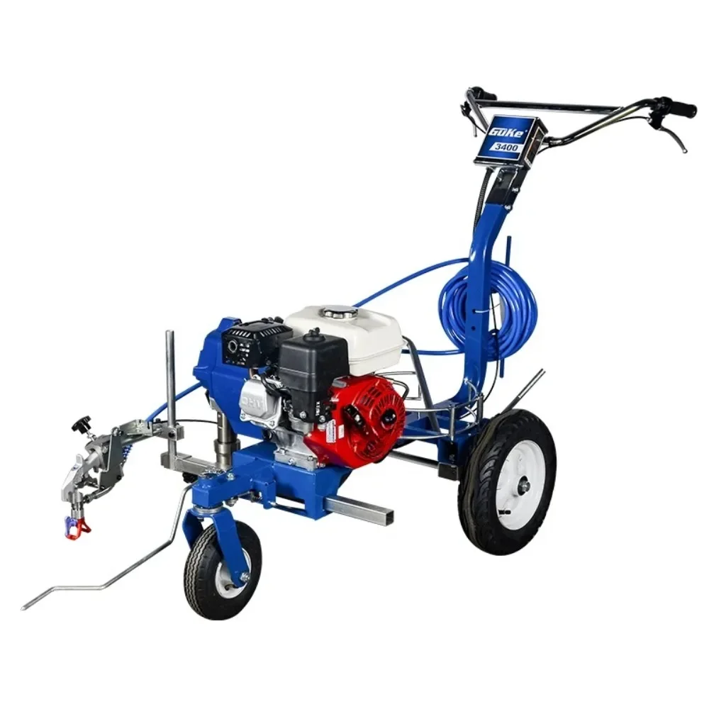 

Cold spray marking machine, road highway road parking lot driving school paint line marker, marking car