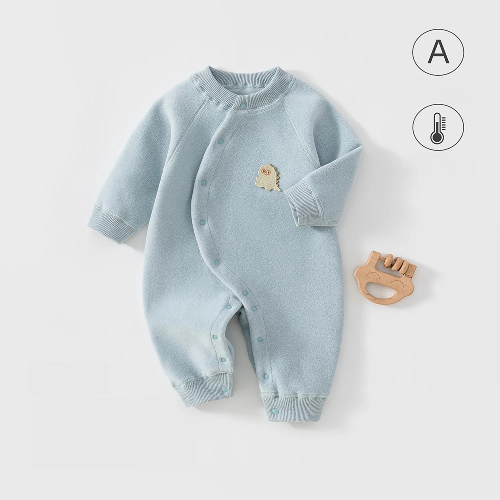 Newborn Baby Romper 3-24M Autumn Warm Toddler Jumpsuit Cute Dinosaur Clothes for Newborn Girls Toddlers Boys Clothes