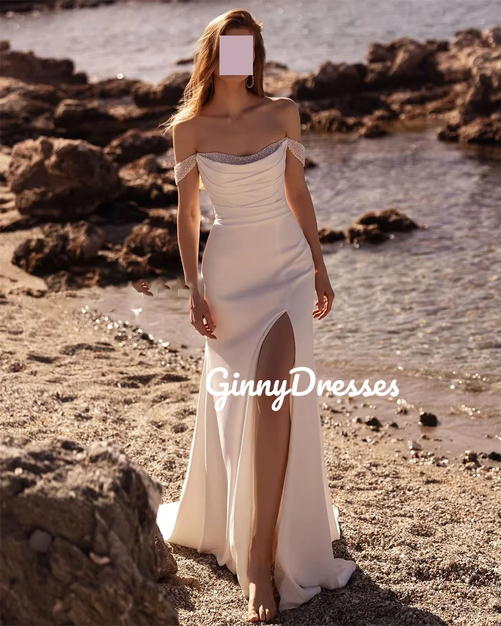 Vestidos personalizados para graduación, vestido de noche de encaje hasta el suelo con hombros descubiertos, sirena, sin mangas, con cremallera, vestidos para ocasiones formales