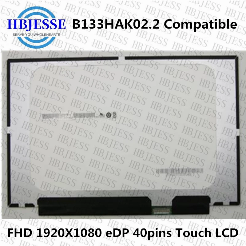 

13.3 inch FHD For Lenovo Think X13 notebook LCD screen R133NWF4 R5 B133HAK02.2 NV133FHM-T01 V8.0 touch screen 02HL707 02HL714