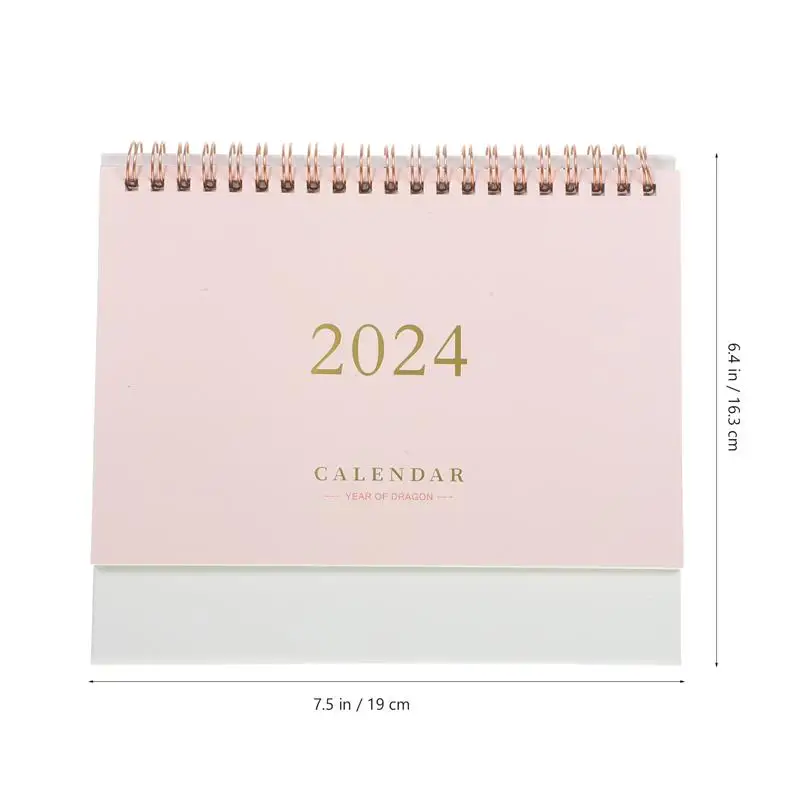 Desk Pad Calendar Block Calendar Desk 2024 Mini Ornaments Table Tabletop Vertical Decorative Office Gift Household