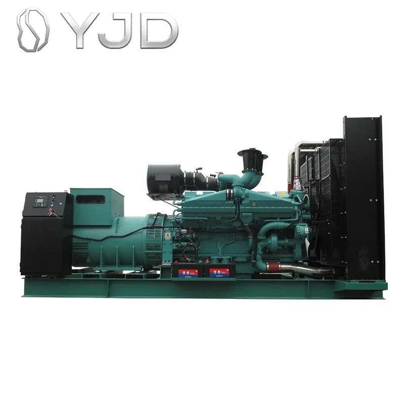 Chongqing 2500kw High Power Diesel Generator Set for Hotels Industrial Use with Open Frame & Brushless Speed of 1800 Rpm