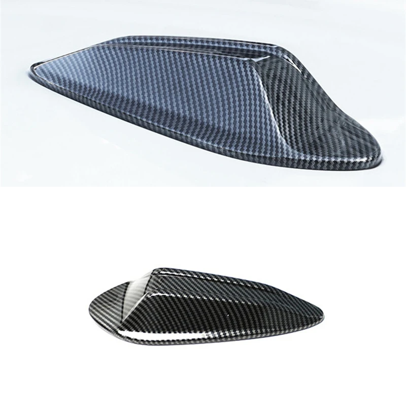 For BMW 3 Series i3 M3 G20 G80 G22 G42 i01 2023 ABS Carbon Fiber Car Roof Shark Fin Antenna Cover Trim Sticker Car Accessories