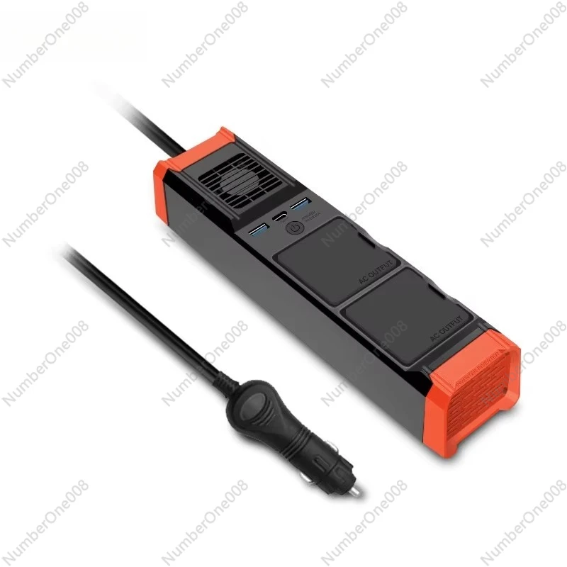 C912 200W Modified Sine Wave Inverter 12V/24V to 220V AC 50/60Hz USB Type-C for Car Motor