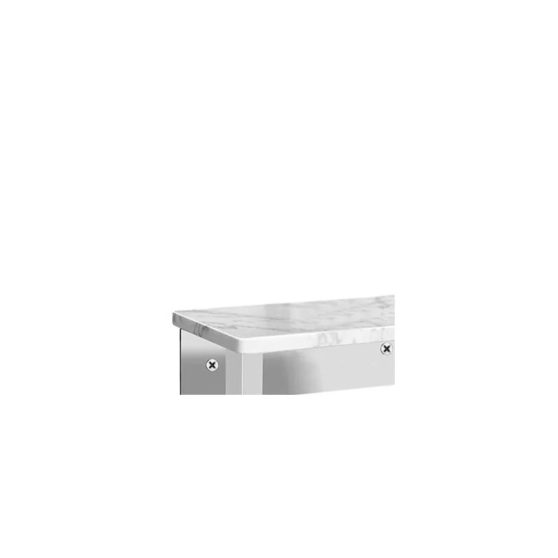 Marble Paper Storage Rack Rustproof Modern Style Paper Towel Holder Multifunctional with Phone Holder for Home Kitchen Bathroom