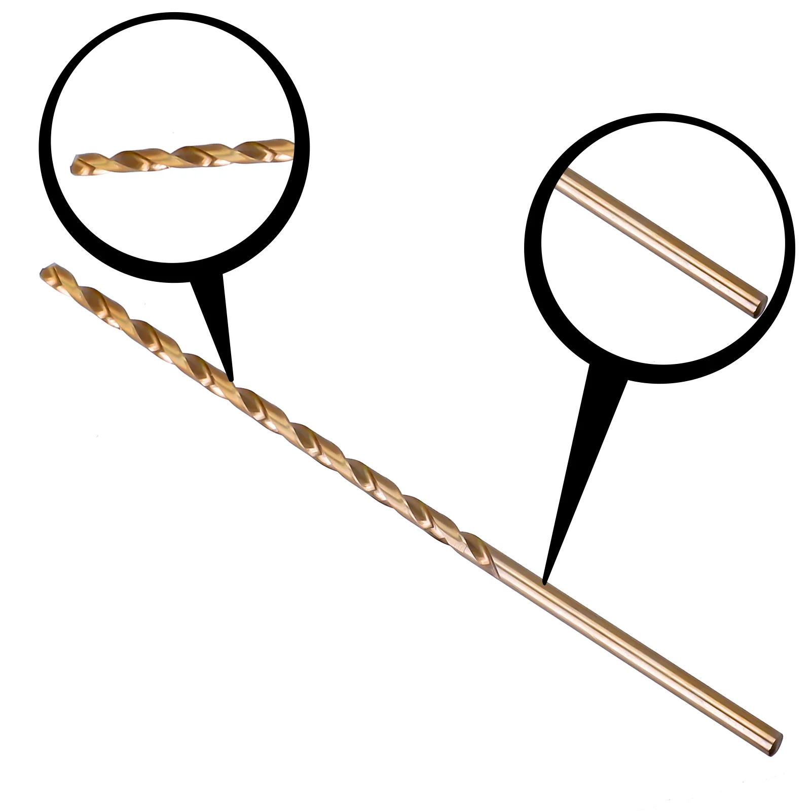 1 قطعة 200 مللي متر اضافية طويلة لقمة ثقب الكوبالت التي تحتوي على تمديد M35 مثقاب الخشب للمعادن الخشب الفولاذ المقاوم للصدأ لقمة ثقب أدوات كهربائية