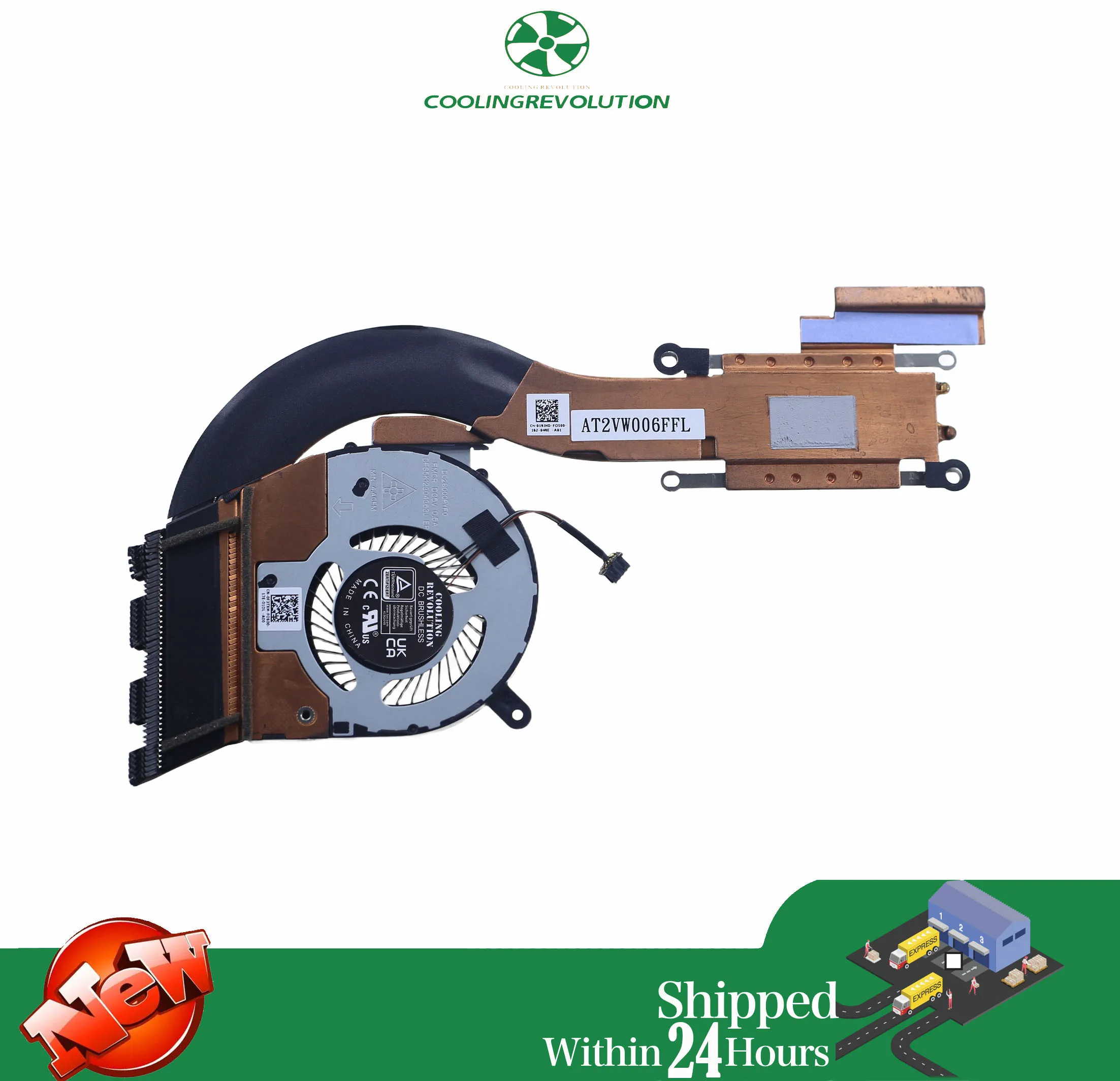Ventilateur de refroidissement du processeur pour ordinateur portable DELL Latitude 5411 E5411 UMA 019JHD CN-019JHD 0F3TXM CN-0F3TXM