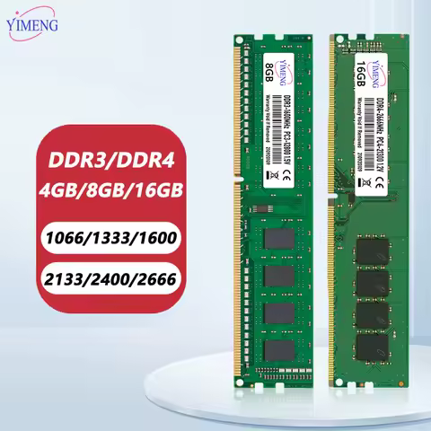DDR3 DDR4 4GB 8GB 16GB Desktop Memory Ram PC4 1.2V 2133 2400 2666 3200Mhz PC3 1.5V 8500 10600 12800 Non-ECC DIMM Memories Ram