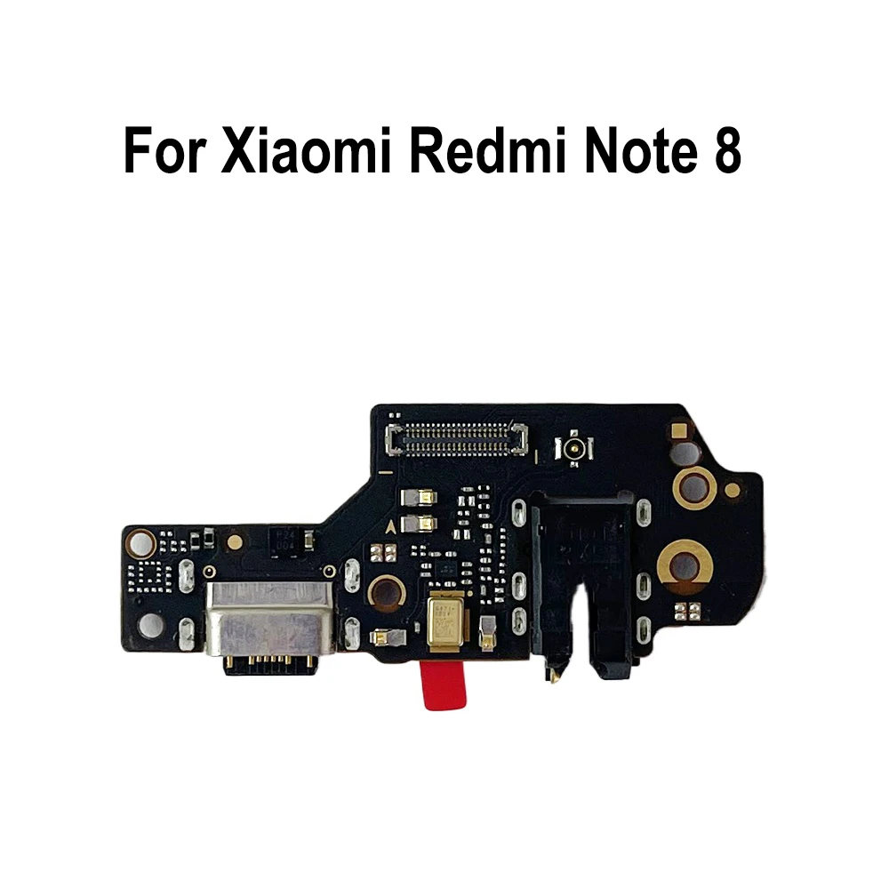 Gefensi Org USB Charging Port Board Flex Cable Connector For Xiaomi Redmi Note 8 M1908C3JH, M1908C3JG, M1908C3JI Charging Board