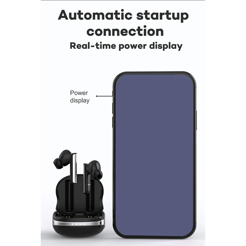 ANC หูฟังไร้สายบลูทูธตัดเสียงรบกวนหูฟังบลูทูธ Gandum คู่ ENC HD โหมดหูฟัง