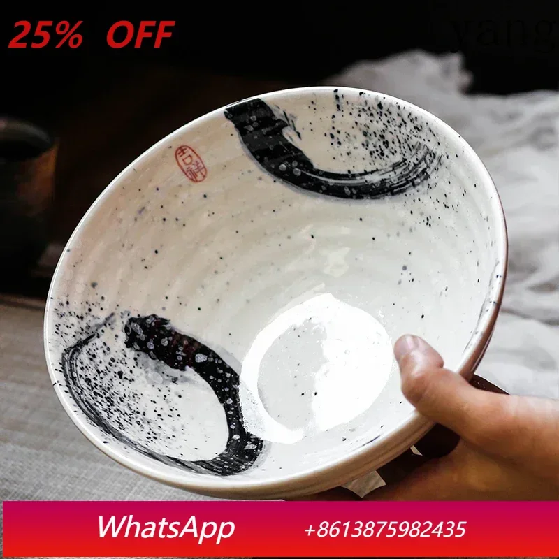 

Japanese 7.5-inch ramen ceramic soup bowl retro tableware