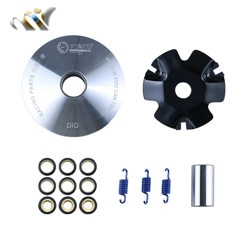 TWH Kit de variador de alto rendimiento, 89MM, 92MM con polea de accionamiento de pesos de rodillo para GY6, 50cc, 139QMB, 139QMA, DIO ZX, AF18, AF28, AF34