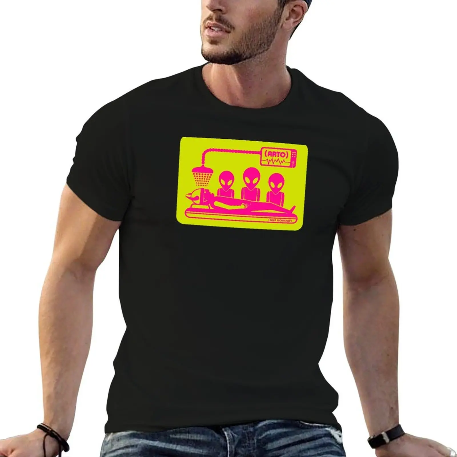 Alien Workshop Study T-Shirt cotton man t-shirts sports fans tee shirts for men