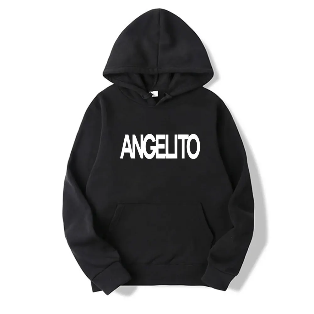 

Singer Bad Gyal Angelito Hoodie Men Women Fashion Vintage Sweatshirt Unisex Casual Oversized Streetwear Male Fleece Tracksuit
