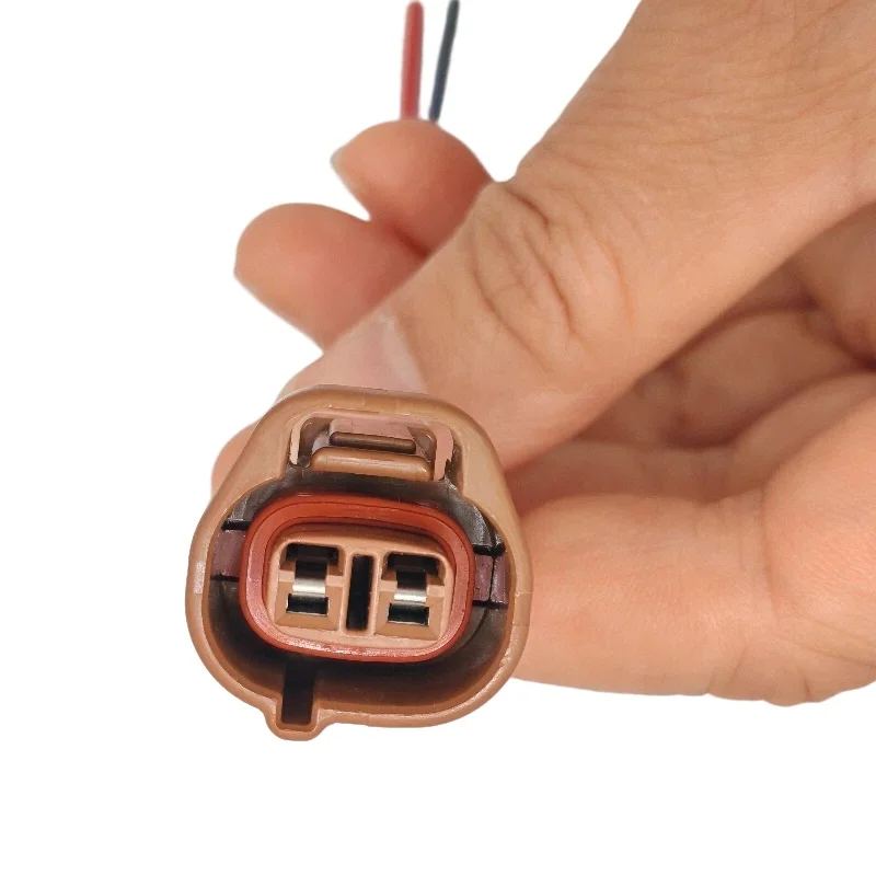 Para Toyota Corolla Vios, base de bombilla pequeña, compresor de aire acondicionado, válvula solenoide de depósito de carbón, arnés, enchufe 2P, 1 unidad