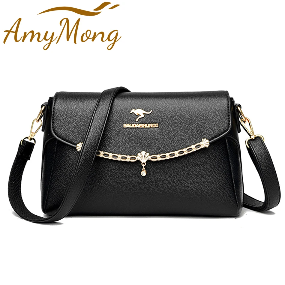 Fashion Handbags and Purses for Women Ladies Leisure Shoulder Croosbody Bags High Quality Female Pu Leather Shoulder Bags Sac