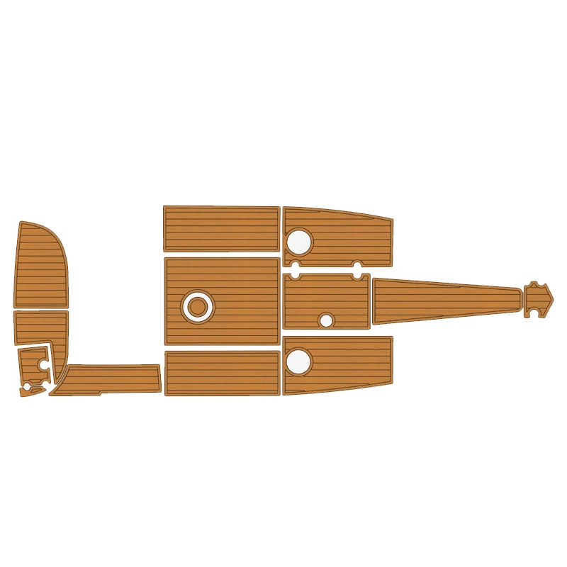 

Самоклеящаяся накладка из пены Eva для Crownline 21 SS LPX 2007-2013 годов, платформа для плавания в кабине, накладка из пенопласта EVA, напольное покрытие из тикового дерева