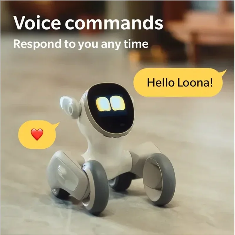 Smart Conversation Voice Robot Loona Dogs GPT Assistant Electronic Ai Pets Automatic Recharge Multi Functional Intelligent Robot