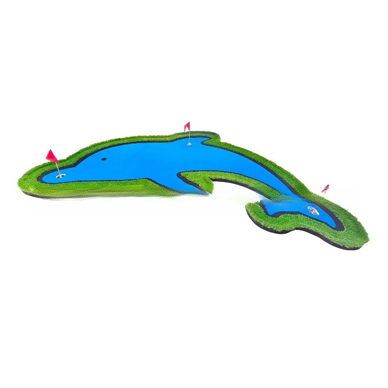 Golf Green, Dolphin Indoor Putting Green Practice Mat Putting Exerciser