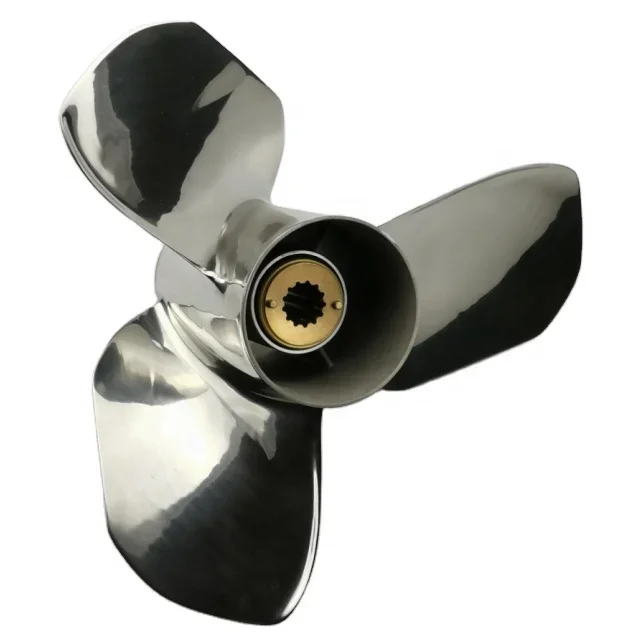 

Boat Prop 25-70HP 12X14 MARINE PROPELLER STAINLESS STEEL Boat OUTBOARD PROPELLER