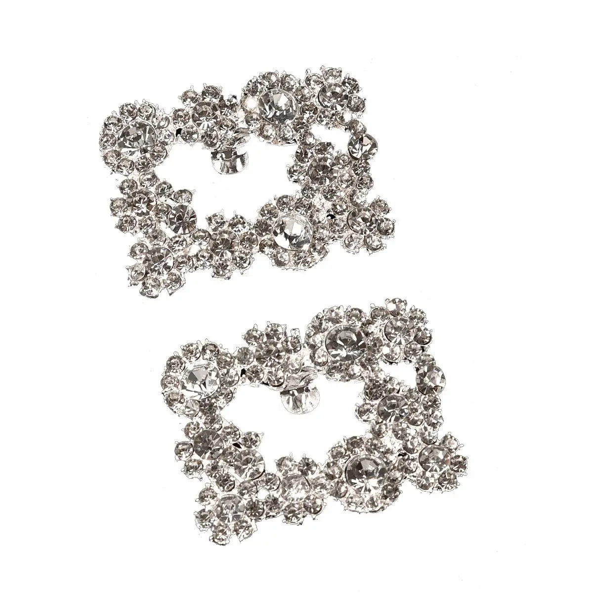 

1 Pair Women High Heel Brooch Shiny Clips Charm Buckle Pearl Shoes Clip Wedding Shoes Decorations