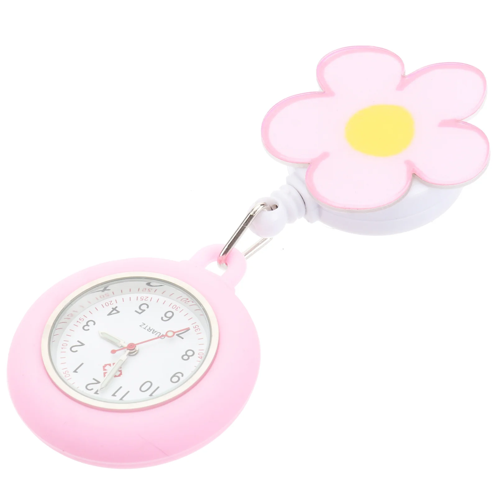 

Nurse Watch Cartoon Pattern Luminous Quartz Pocket Watch For Doctors Nurses Clip- Timepiece Gift