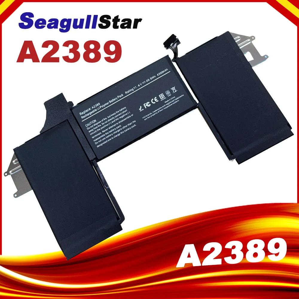 A2389 Battery For MacBook Air M1 13-inch 2020 Year EMC3302 A2337 EMC3598 MGN63LL MGN73LL MWTJ2