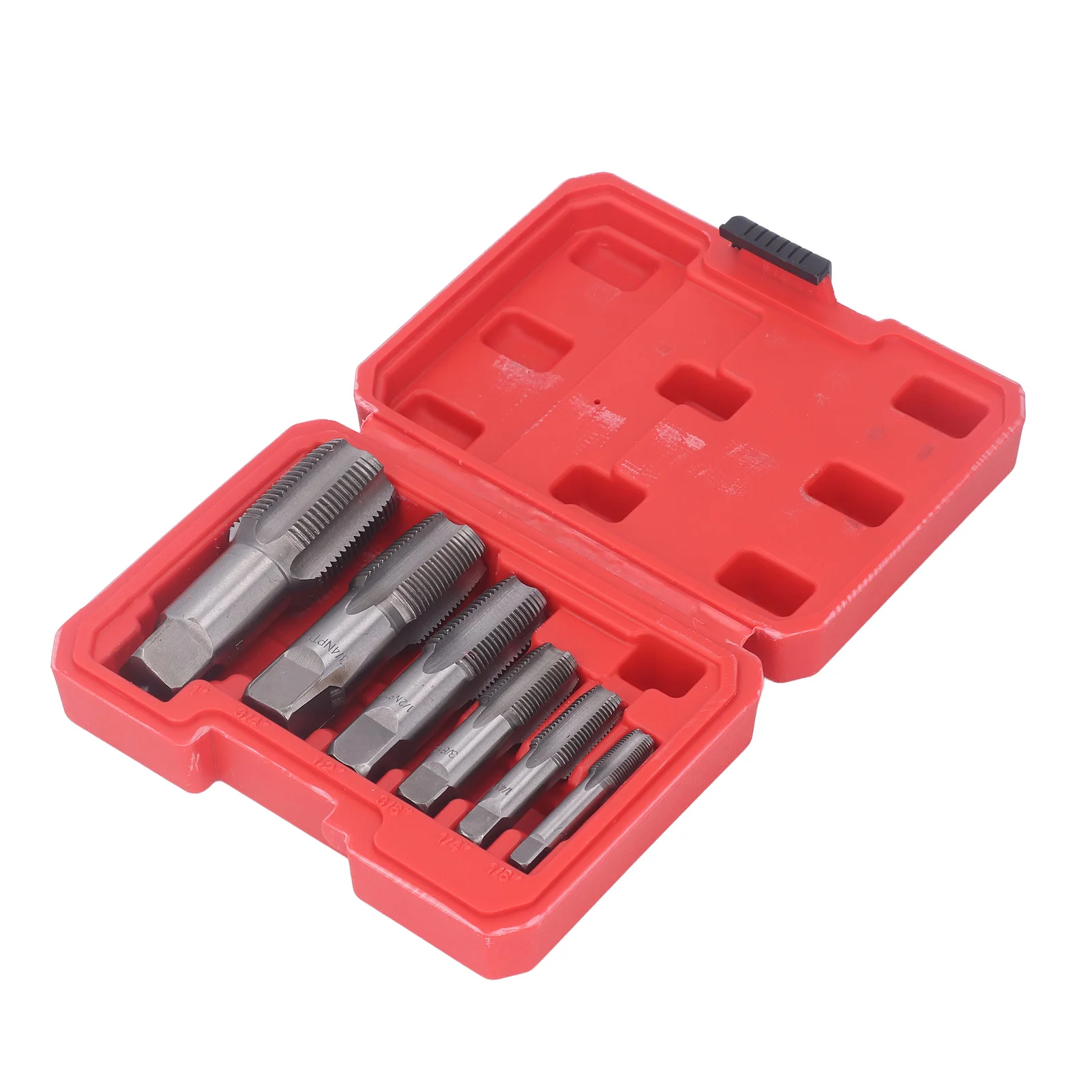 Pipe Tap NPT 1in 3/4in 1/2in 3/8in 1/4in 1/8in Carbon Steel Thread Tapping Tool Kit for PVC Pipe Threading Tap Plumbing Tap