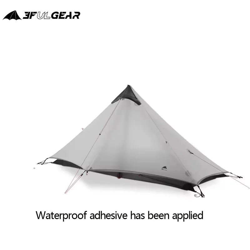 

3F UL GEAR LanShan 1 Outdoor Ultralight Camping Tent 1 Person 3/4 Season Professional 15D Rodless Tent