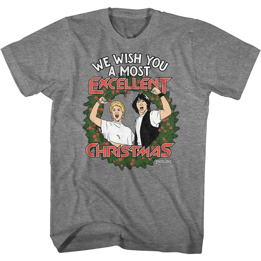 Bill And Ted Excellent Christmas Movie T Shirt