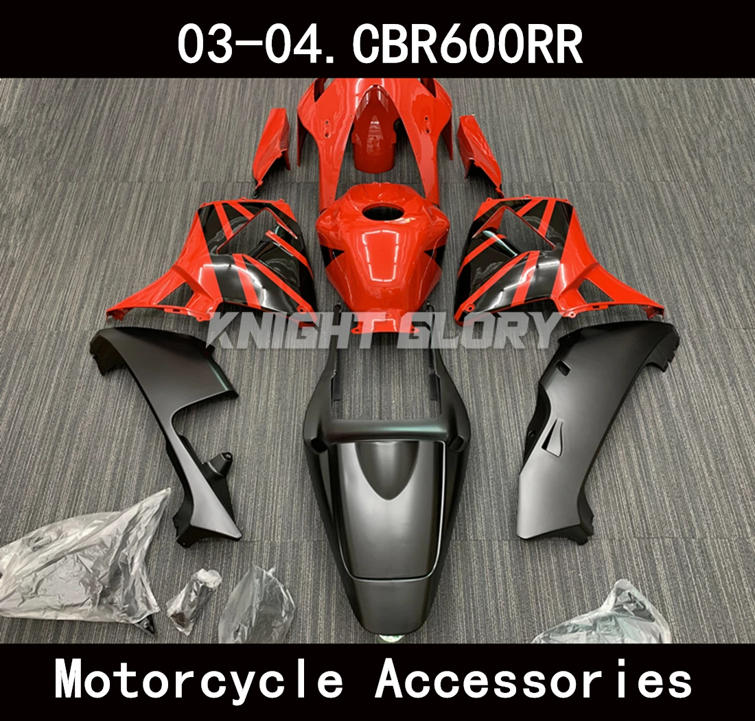 CBR600RR 2003 2004 CBR 600RR CBR600 RR PC37 오토바이 쉘에 적합한 ABS 사출 성형 페어링 키트