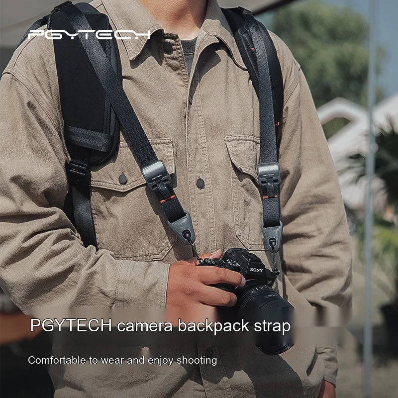 PGYTECH Backpack Camera Strap P-CB-126 Quick Release Camera Hanger Belt for DSLR Mirrorless Camera Backpack Photography