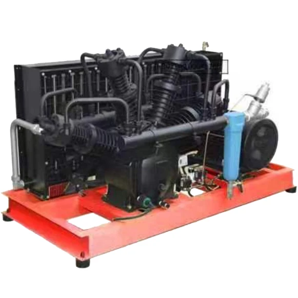 ZAKF 1.6m3min 6m3 30bar High Pressure air Compressor 40 bar Industrial Screw Booster Compressor for PET Bottle Blowing