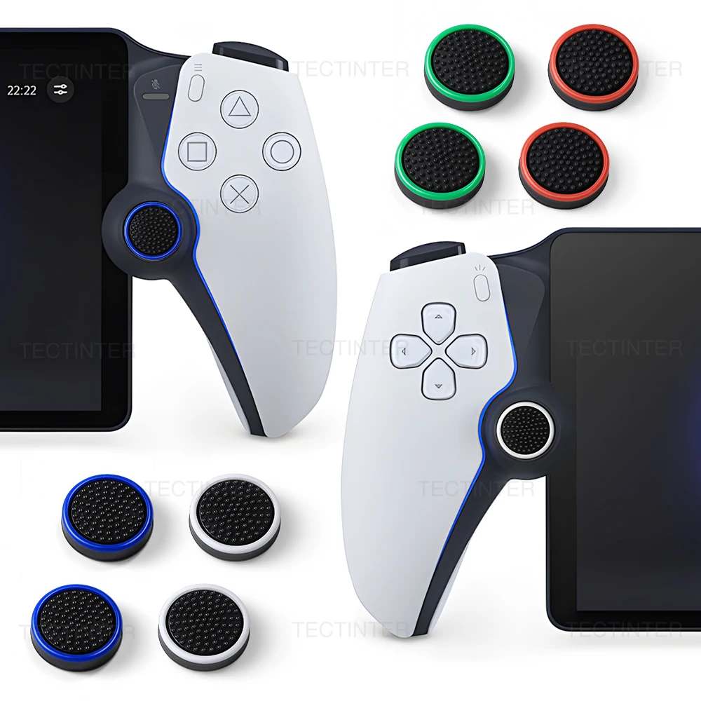 3D Analog For PS5 Portal Controller Thumb Grips Caps For NS/Lite Console For Steam/Rog Ally Silicone Joystick Cover