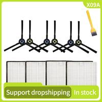 X09A 2X Side Brush Filter Replacement Accessories Kits For Ilife V8 V8S Plus X750 X800 X785 V80 Max Vacuum Robot Cleaner