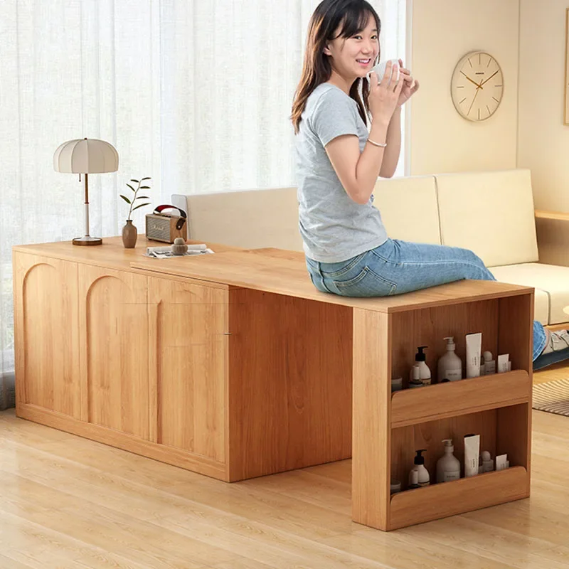 Bedroom Dressing Makeup Table Vanity Dresser Storage Cabinet Makeup Table Drawer Mirror Meuble Coiffeuse Home Furniture