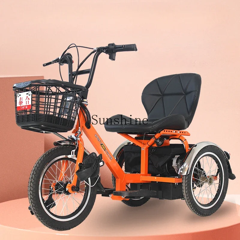 Electric pedal tricycle elderly power scooter