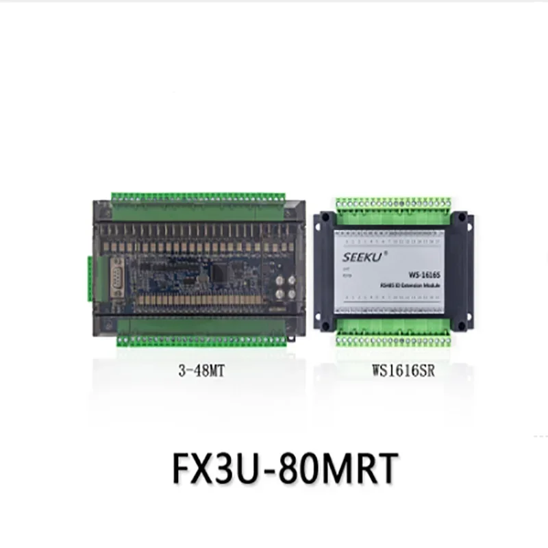 

FX3U-64MT/MR/80/128 points instead of FX2N analog domestic PLC controller industrial control board expansion