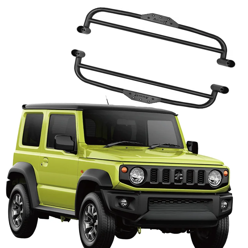 High Quality Steel Side Step Running Board Foot Pedal Auto Exterior Accessories Fit Suzuki Jimny JB64 JB74 2019-2025